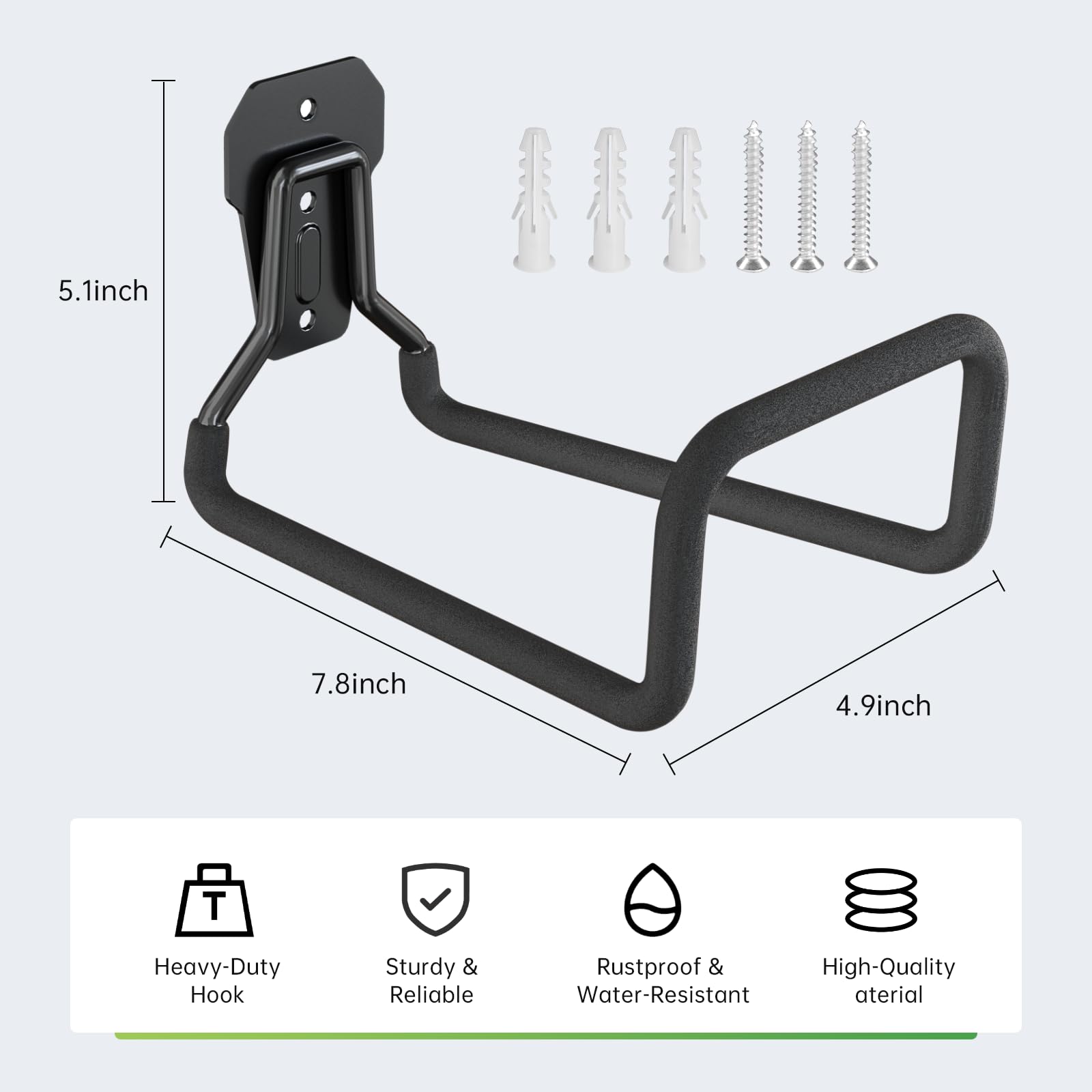 Hongmai installation kit ensures quick, secure mounting on multiple surfaces.