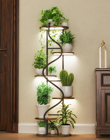 Hongsane 4-head grow lights provide even shelf coverage