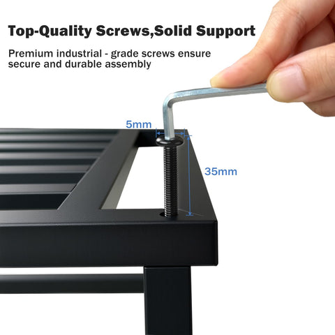 Hongsane adjustable non-slip feet protect floors and stabilize uneven surfaces