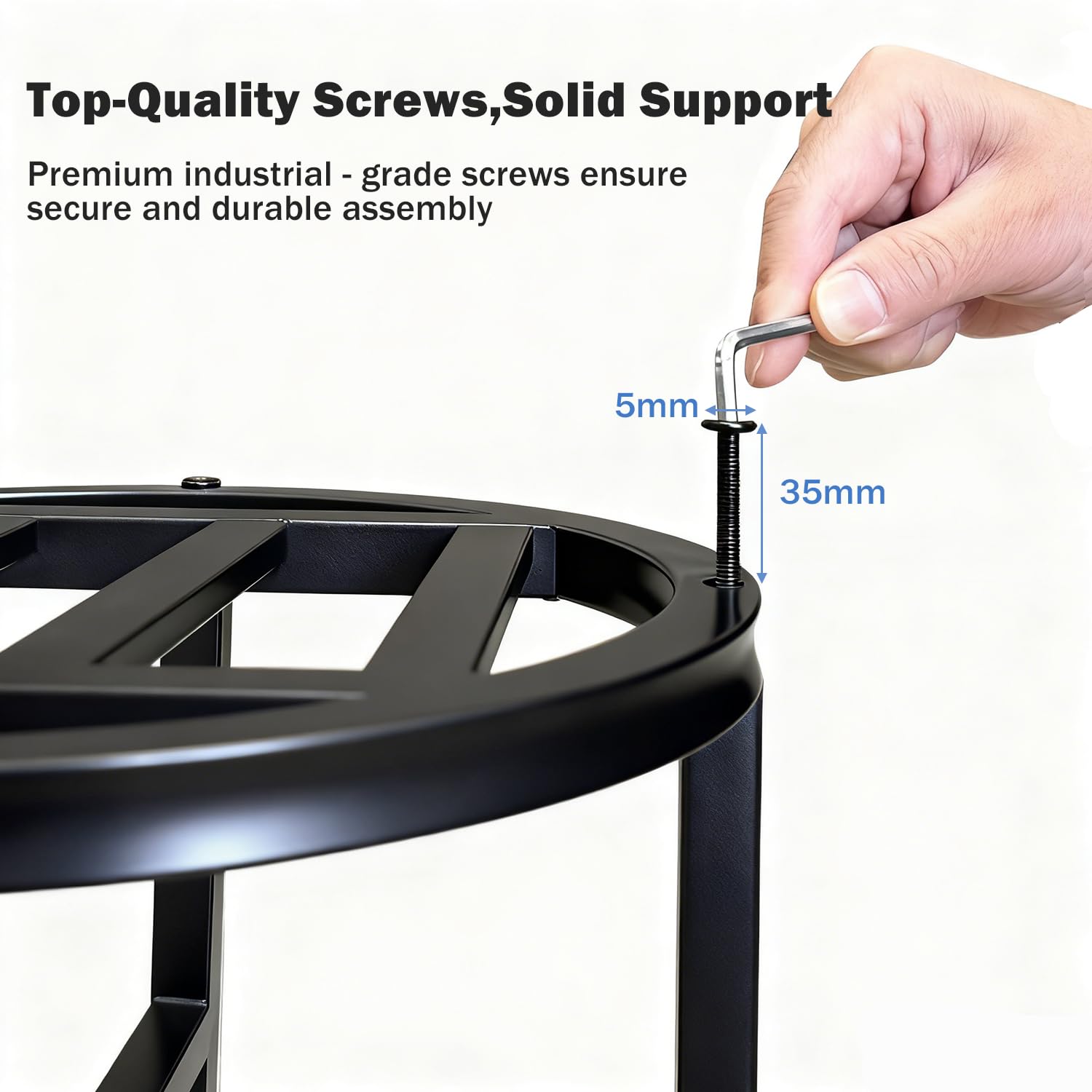 Hongsane ready to assemble with included hardware and simple instructions