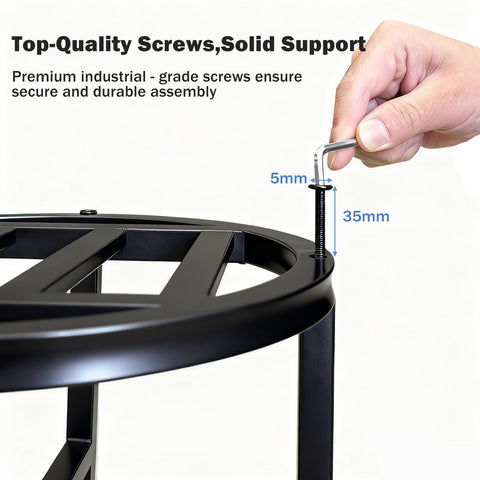 Hongsane easy-assembly with included hardware in under ten minutes