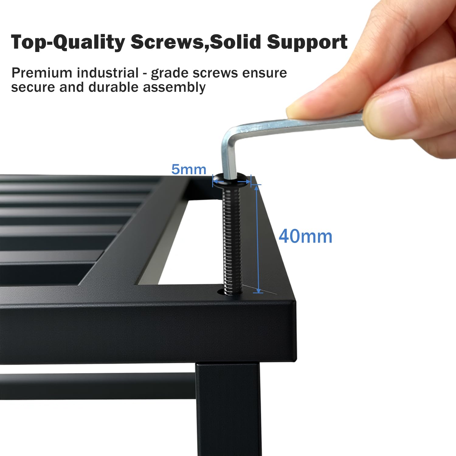 Hongsane quick-assembly packaging shows easy setup in under 10 minutes