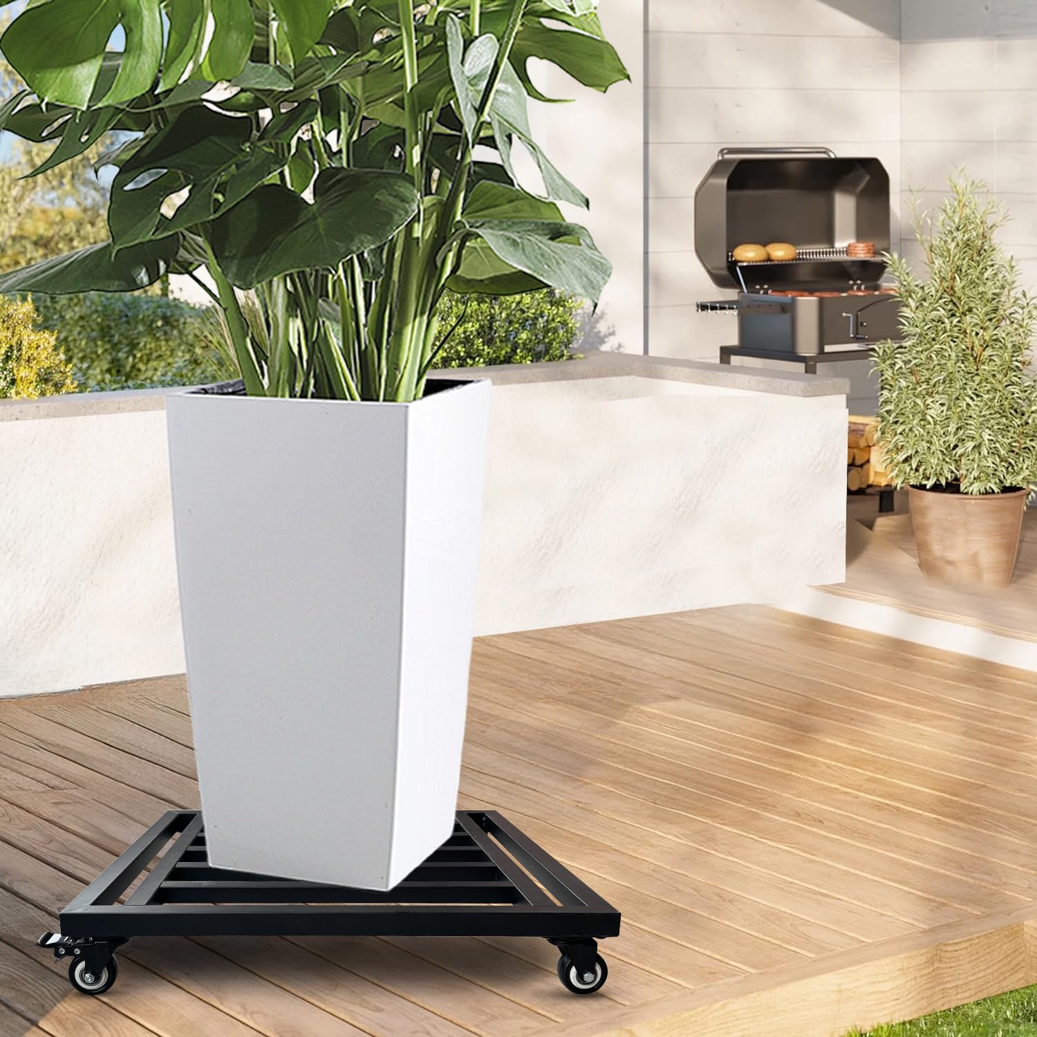 Hongsane versatile plant stand for heavy planters and more.