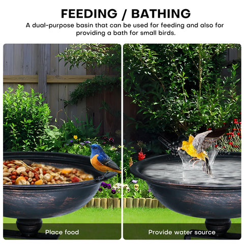 Hongshifu outdoor bird feeder function included, attracting birds to your railing.