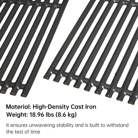 Hongso grates easy-clean finish aids quick cleanup after grilling