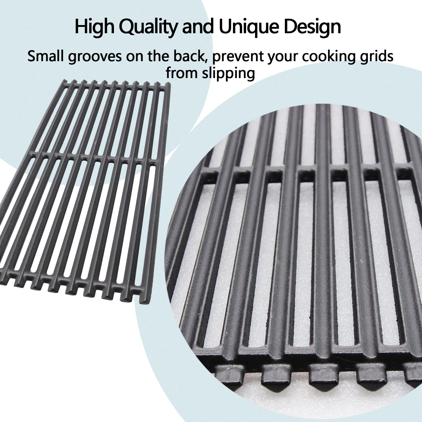 Hongso 17-inch grate heat distribution shown for even cooking