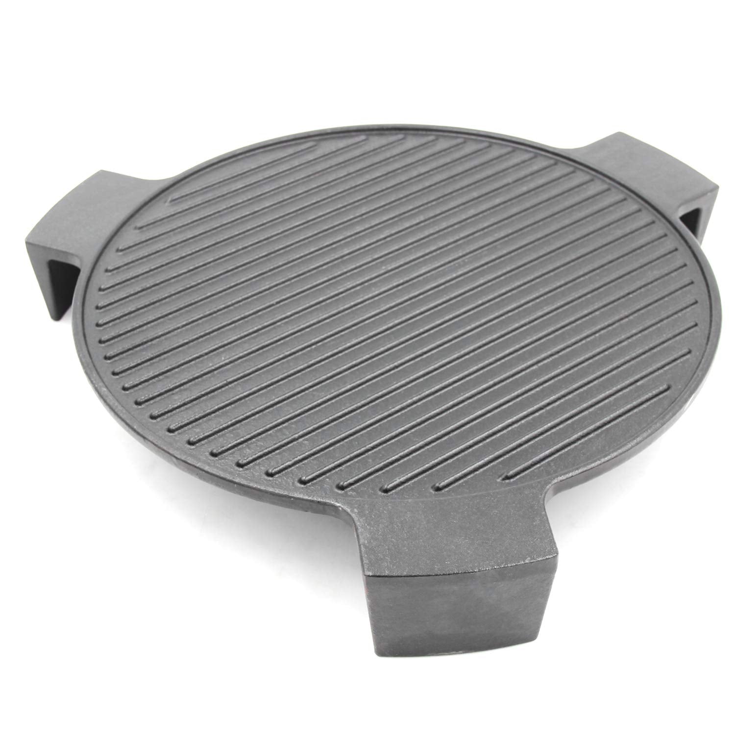 Hongso 18-inch cast-iron plate setter shows sturdy build for even heat distribution.