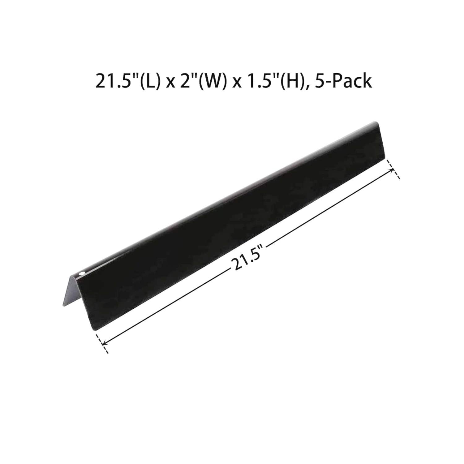 Hongso flavorizer bars; side view, fits Weber Genesis Silver A.