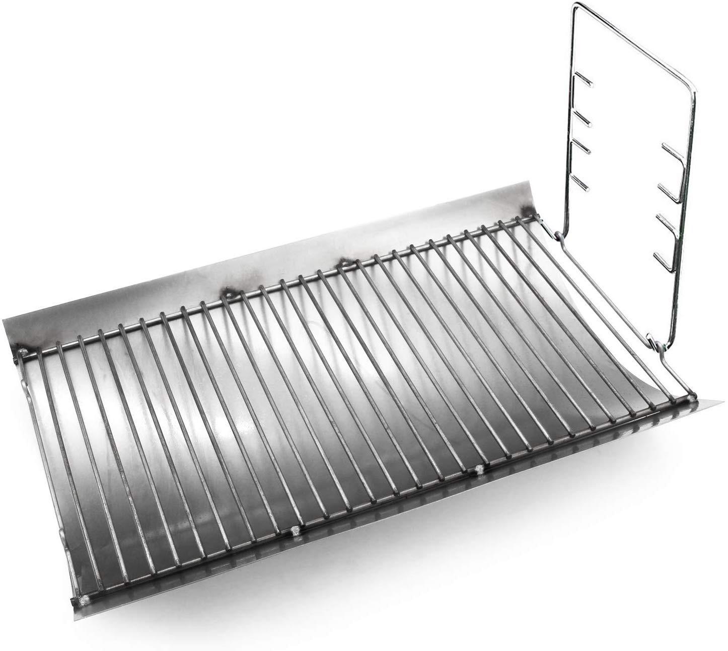 Hongso 27-inch ash pan for Chargriller 2727, helps contain ash and keep interior clean.