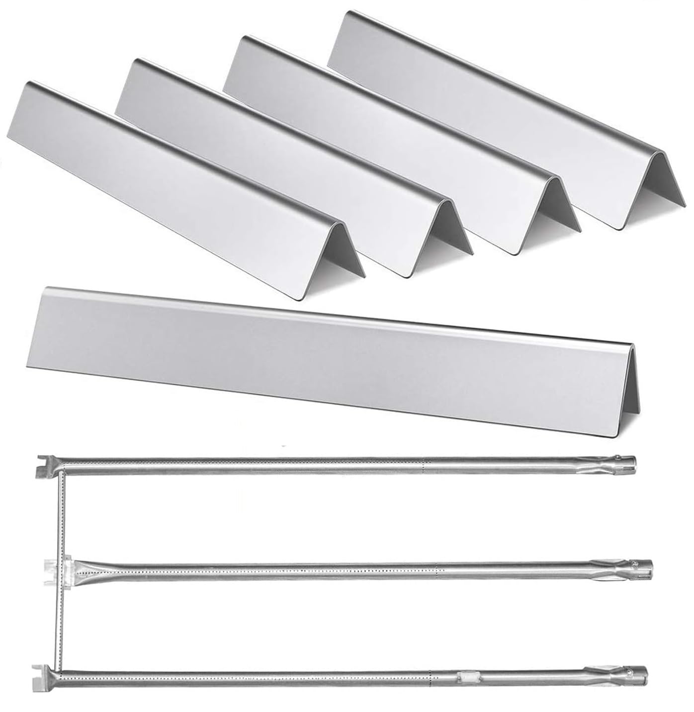 Hongso burner tube set 34-1/4 inch for Weber Genesis grills enhances heat distribution