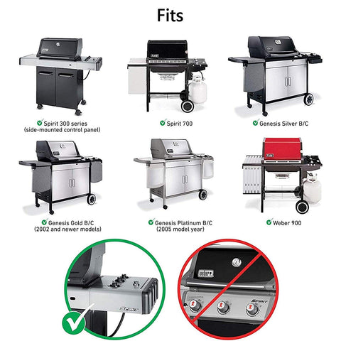 Five-bar Hongso pack ready for Weber-style grilling setups.