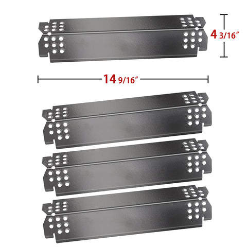 Hongso porcelain-steel flame tamers show durability on a grill.