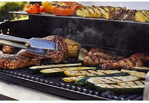 Hongso grates feature grooves on back to prevent slipping during cooking