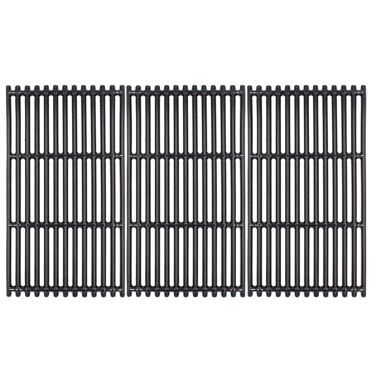 Hongso porcelain-coated cast-iron grates in front view offer easy cleanup and even heating