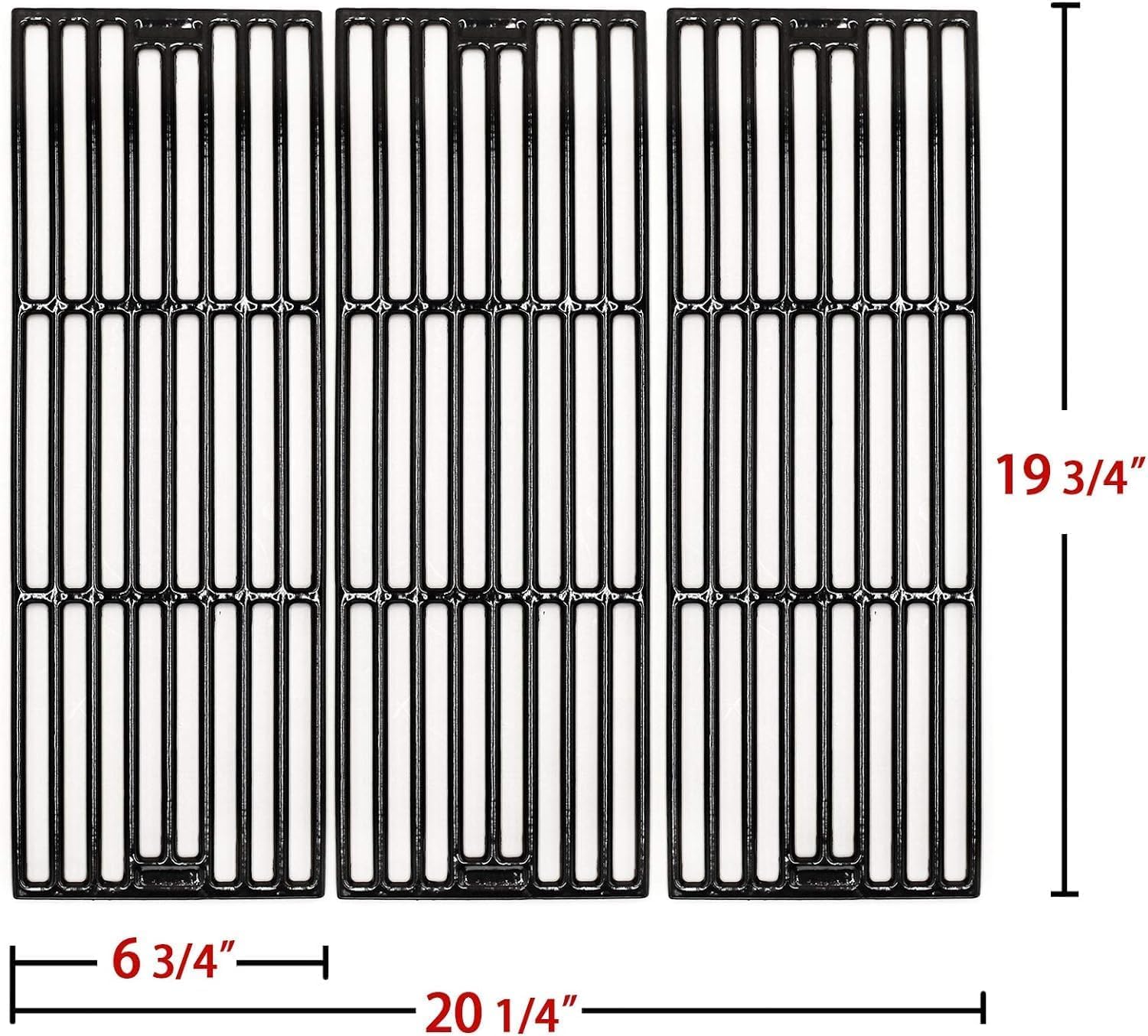 Hongso porcelain-coated cast iron grates for durable release and cooking