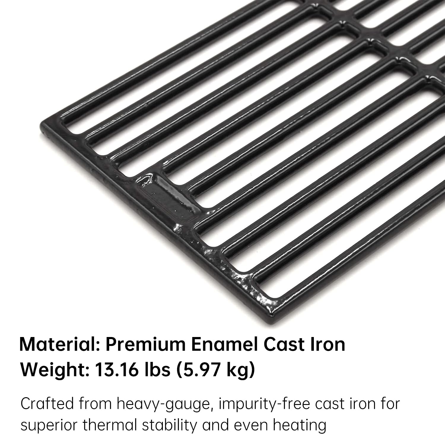 Hongso 19 3/4-inch grate with durable enamel for Char-Griller Duo 5050 compatibility