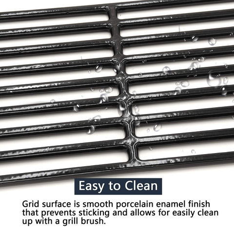 Hongso porcelain-coated grate with easy-clean surface and smooth wipe-down maintenance