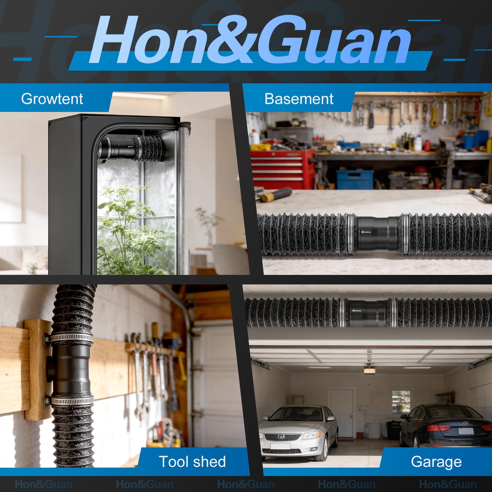 Hon&Guan packaging image shows easy installation and maintenance friendly design.