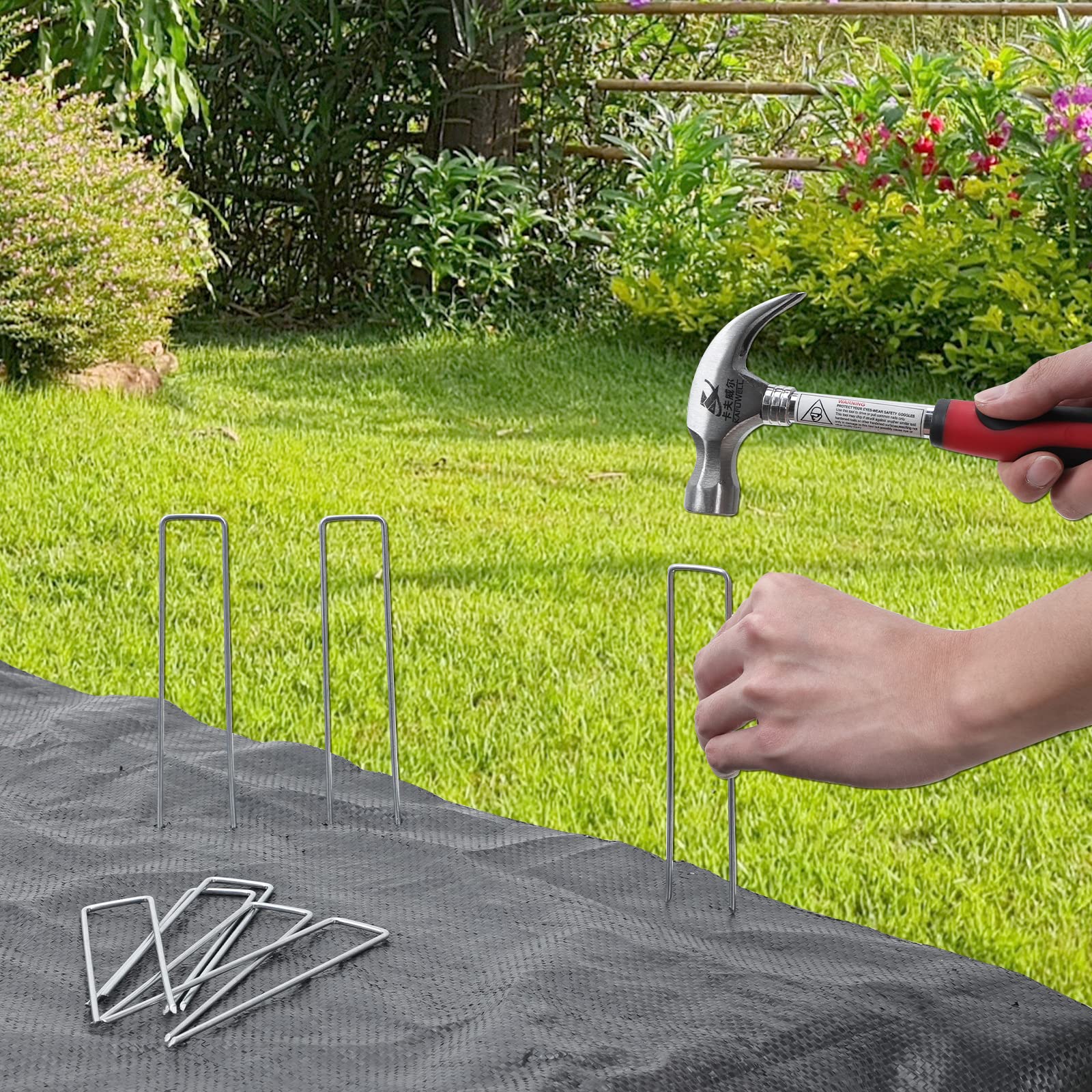 HongWay adjustable-width stake ends for versatile installations