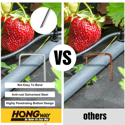 HongWay bottom-width adaptable stakes for various ground covers and uses.