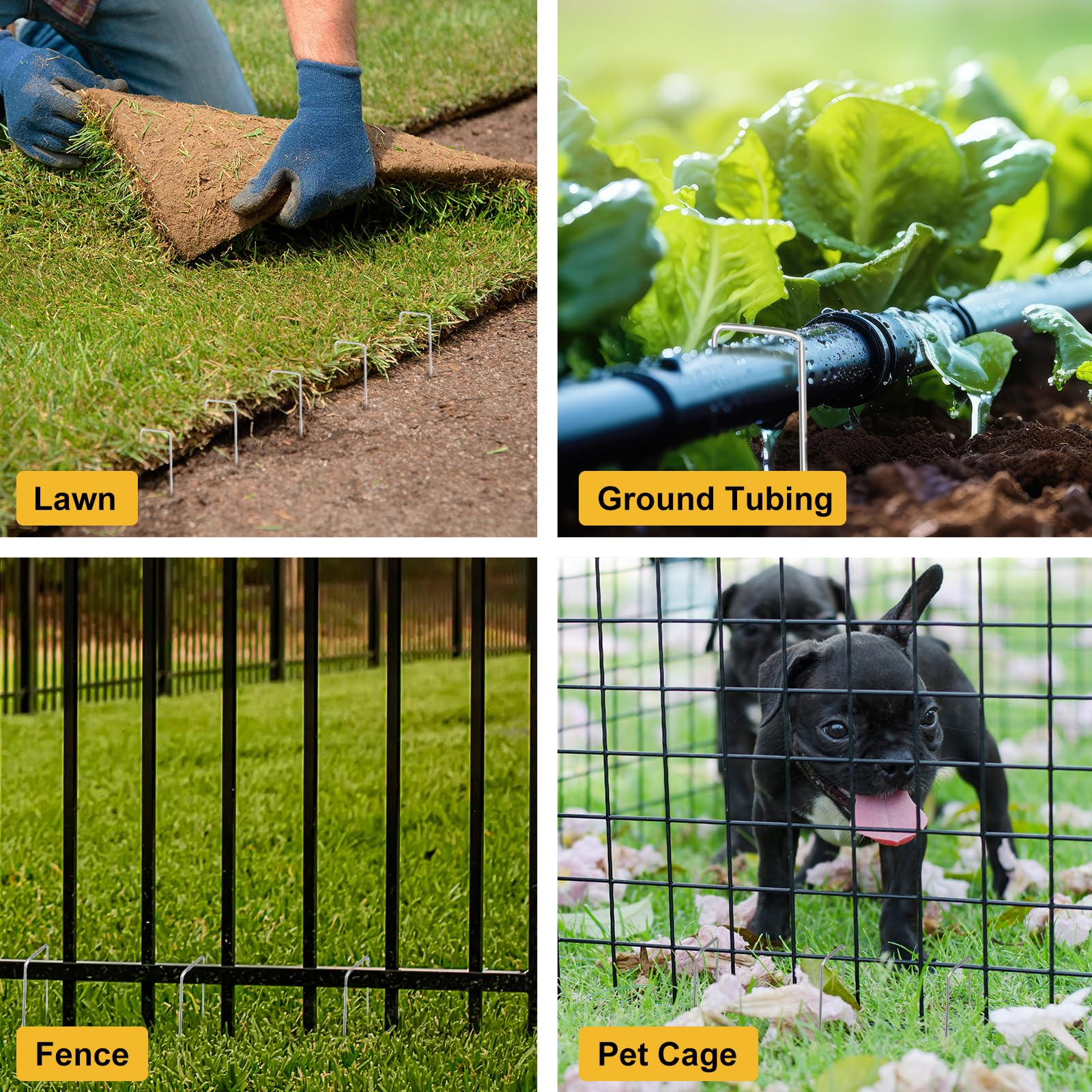 HongWay landscape fabric staples to secure ground covers