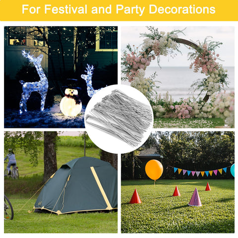 HongWay landscape staples support outdoor decor with sturdy metal construction.
