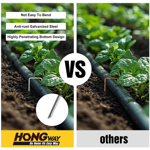 HongWay tent stakes for anchoring canopies and tarps