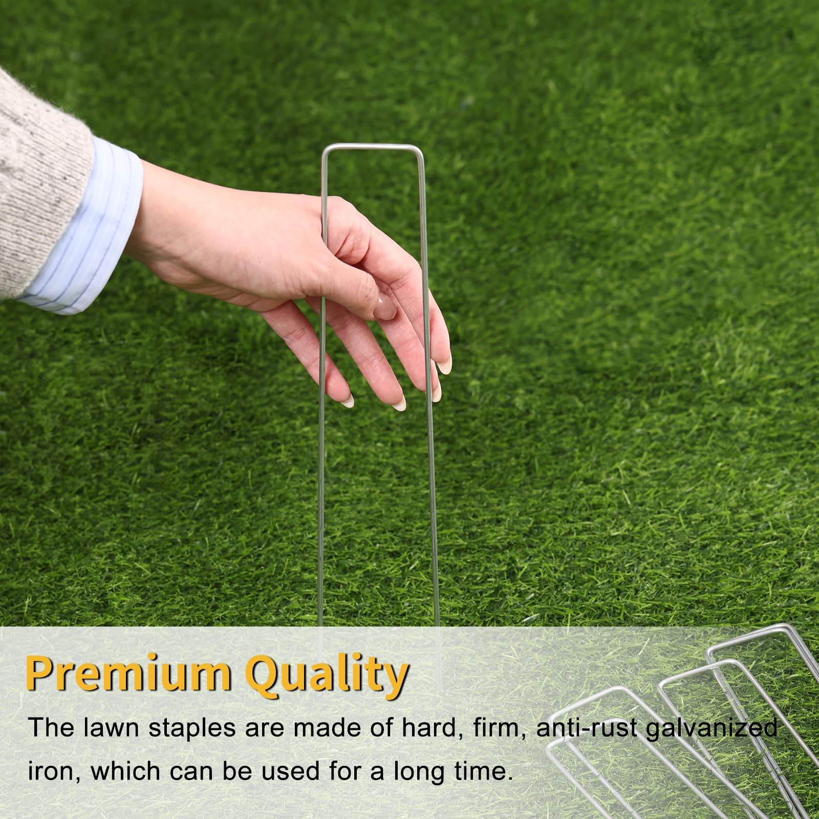 HongWay yard fence stakes for stable garden enclosures