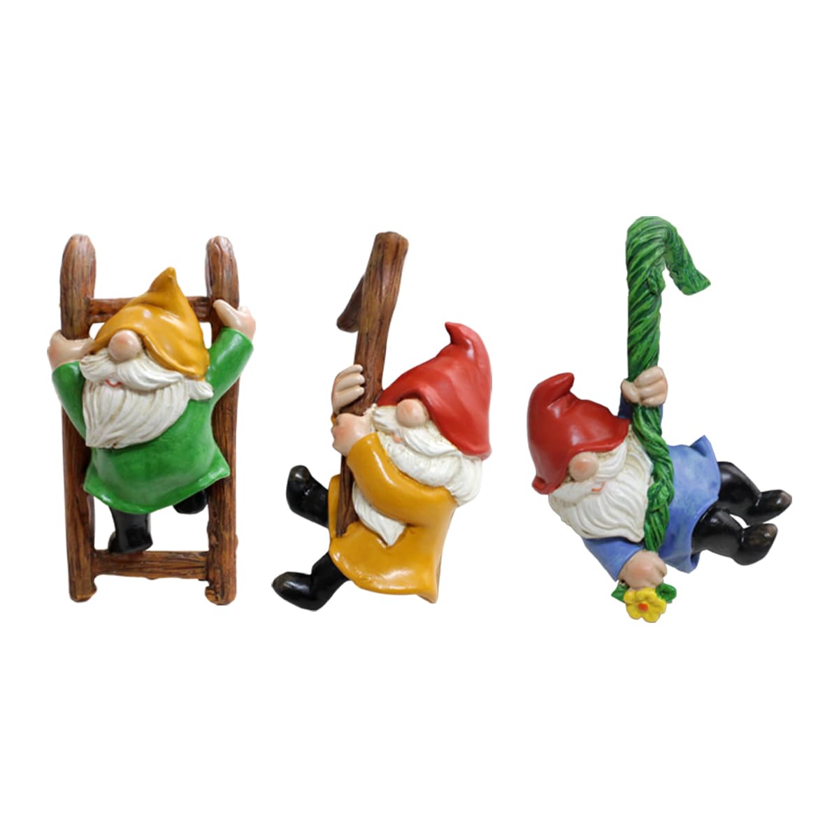 Honiweer resin gnomes help create cozy, welcoming outdoor nooks for guests.