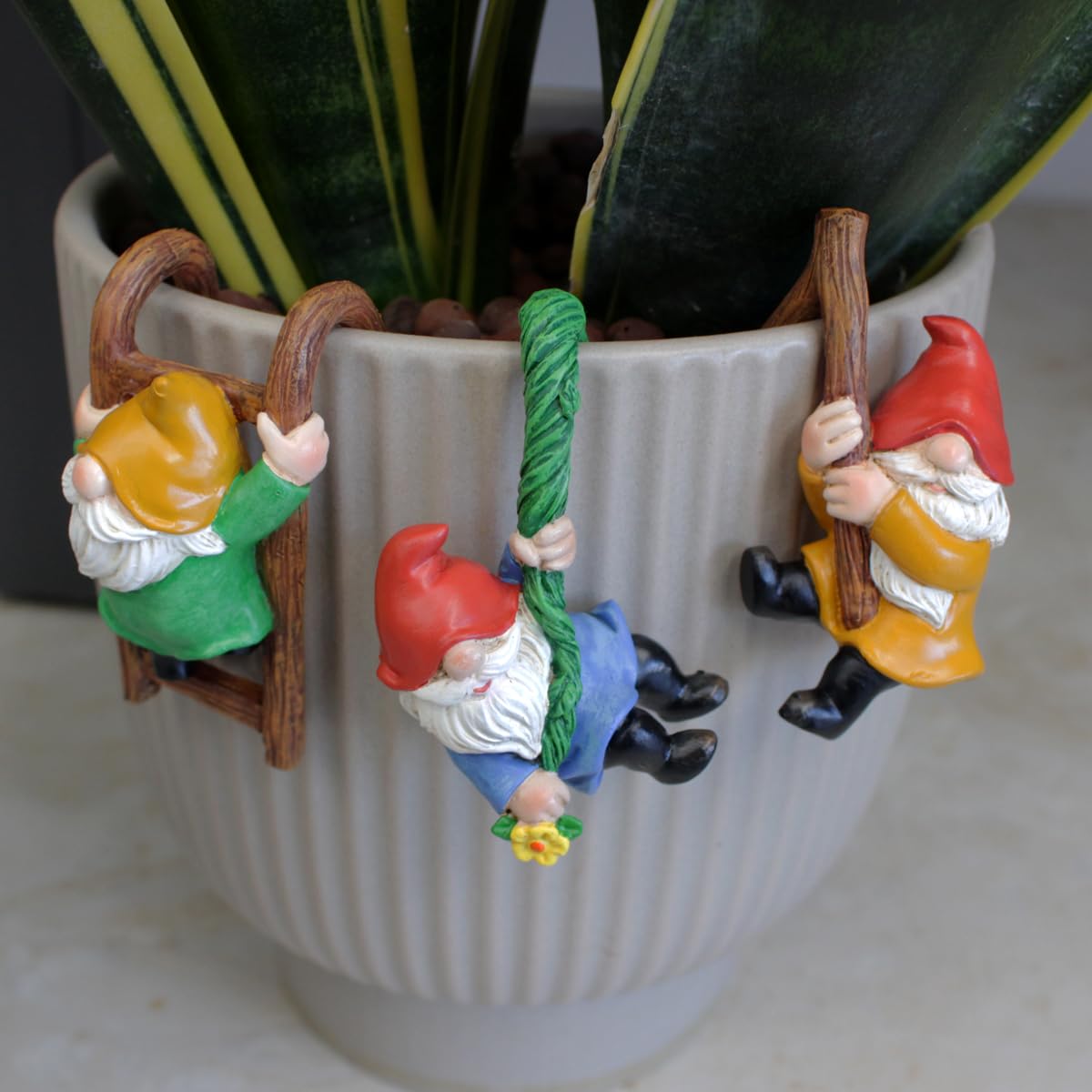 Honiweer resin fairy garden figures brighten pots and micro landscapes with colorful details.