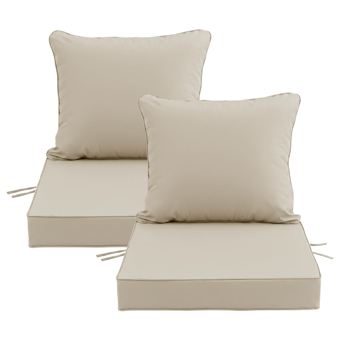 Honorbox 24x24 outdoor chair cushions cream for durable outdoor use.