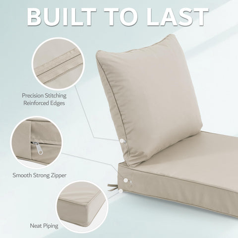 Honorbox cushions displayed on deck seating for versatile outdoor setup.