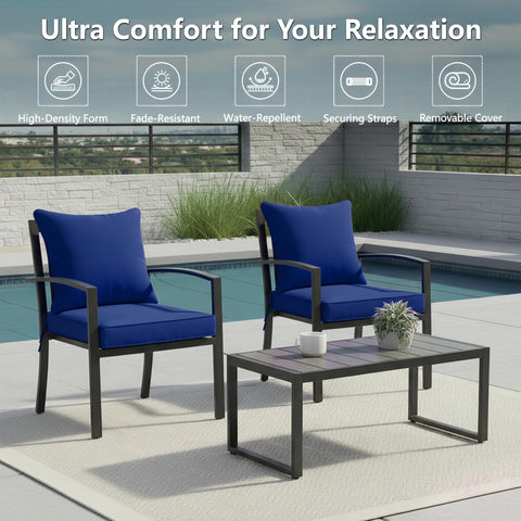 Honorbox foam-core detail displays 28D density support for outdoor seating