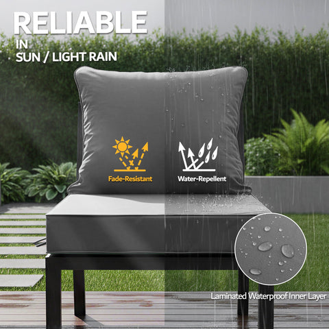 Honorbox water-repellent, fade-resistant fabric helps cushions stay looking fresh outside