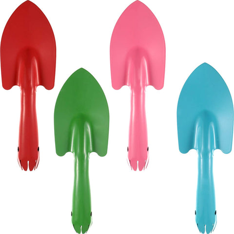 Honoson 4-piece trowel set with colorful hand shovels for quick planting.