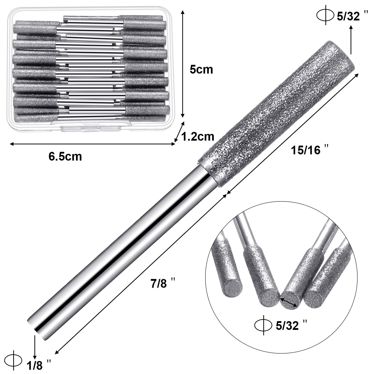 Honoson 4 mm grinding head designed for fast, precise sharpening