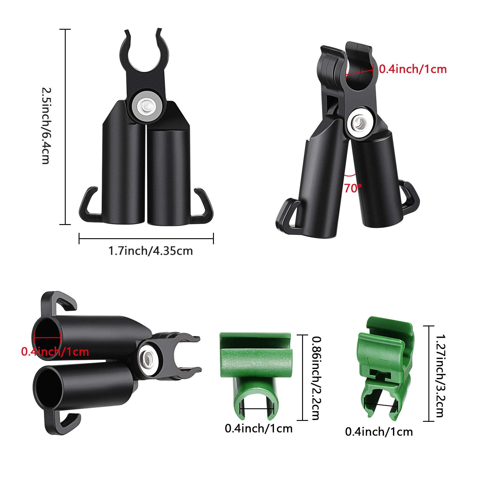 Honoson cross buckle connector for versatile framing and strong plant growth support.