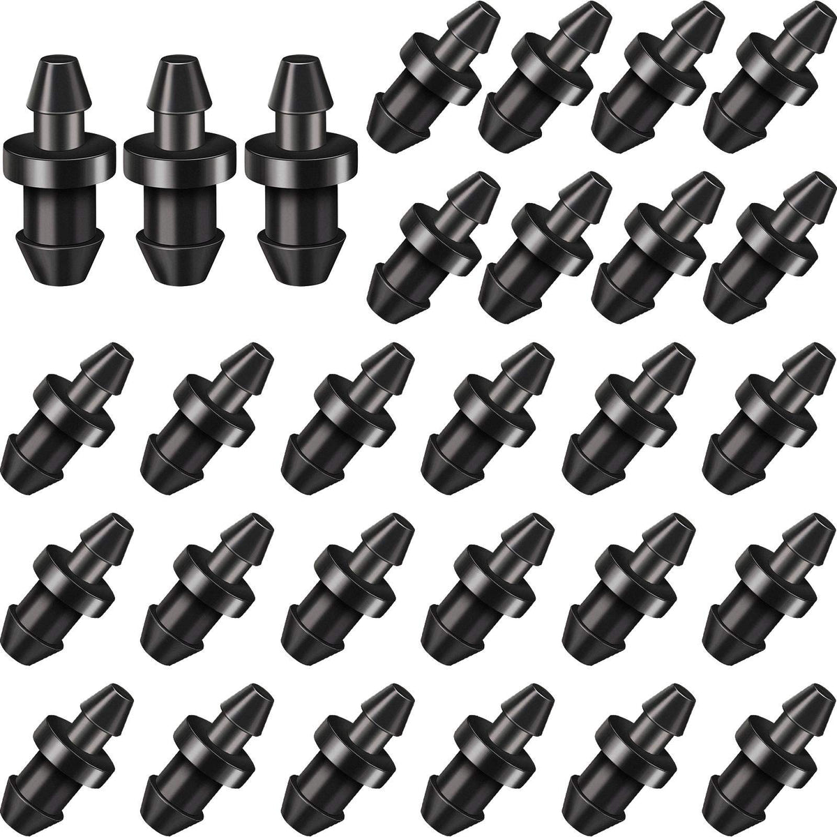 Honoson drip irrigation plugs pack 150 pieces for easy garden setup.