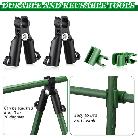 Honoson easy-install clip keeps garden hands clean during trellis setup.
