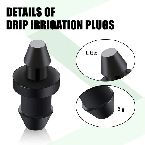 Honoson end cap fits 3–6 mm holes for versatile irrigation use.