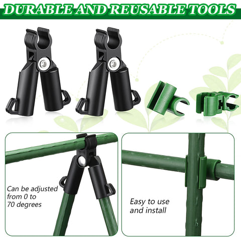Honoson garden plant support clip is suitable for indoor or outdoor garden setups.