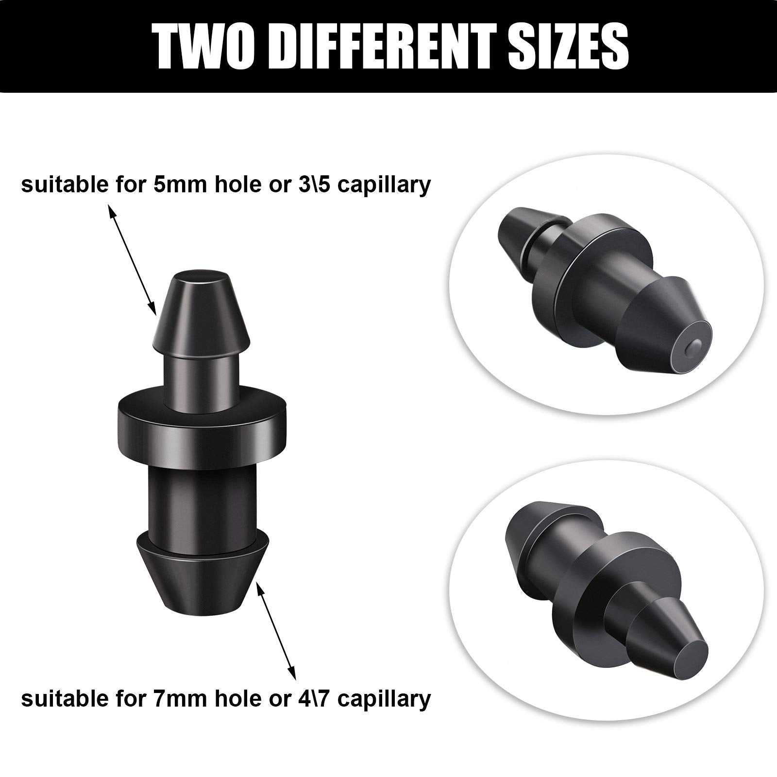 Honoson half-inch pipe closure for quick, reliable end sealing.