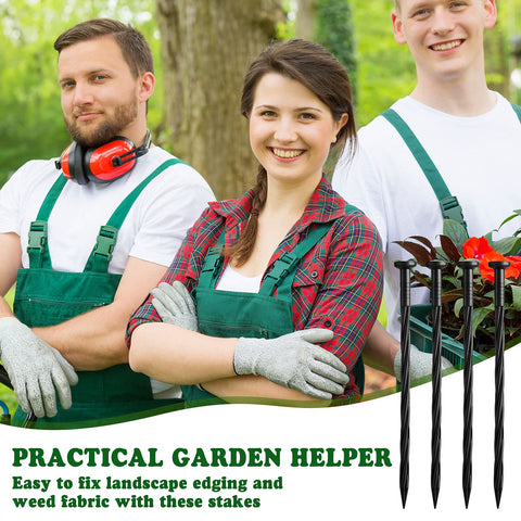 Honoson paver edging stakes help create neat, defined landscape borders.