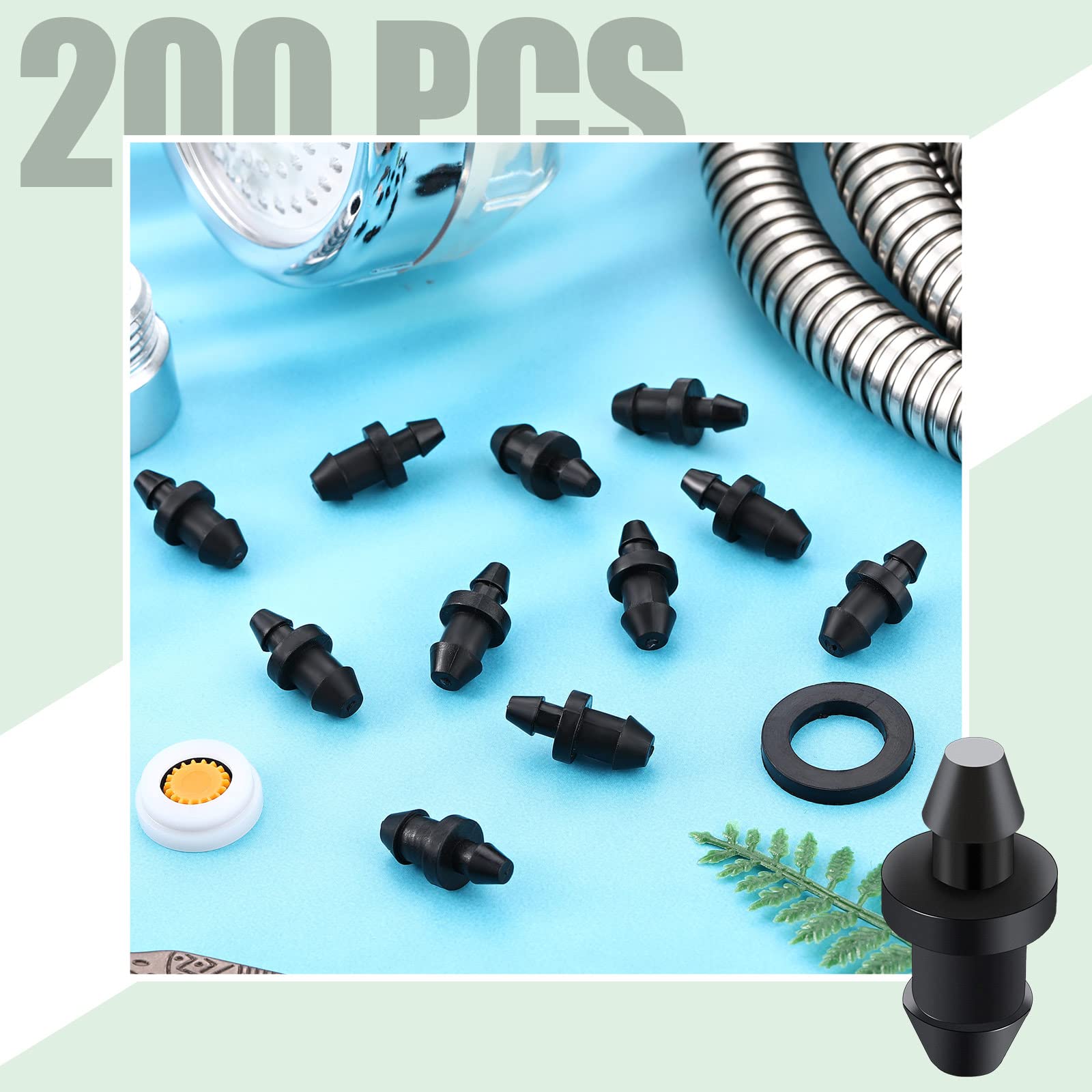 Honoson quarter-inch drip plug blocks unused holes with ease.