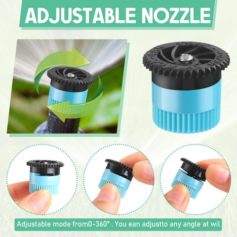 Honoson replacement pop-up sprinkler head for Rain Bird, Hunter, Orbit compatibility.