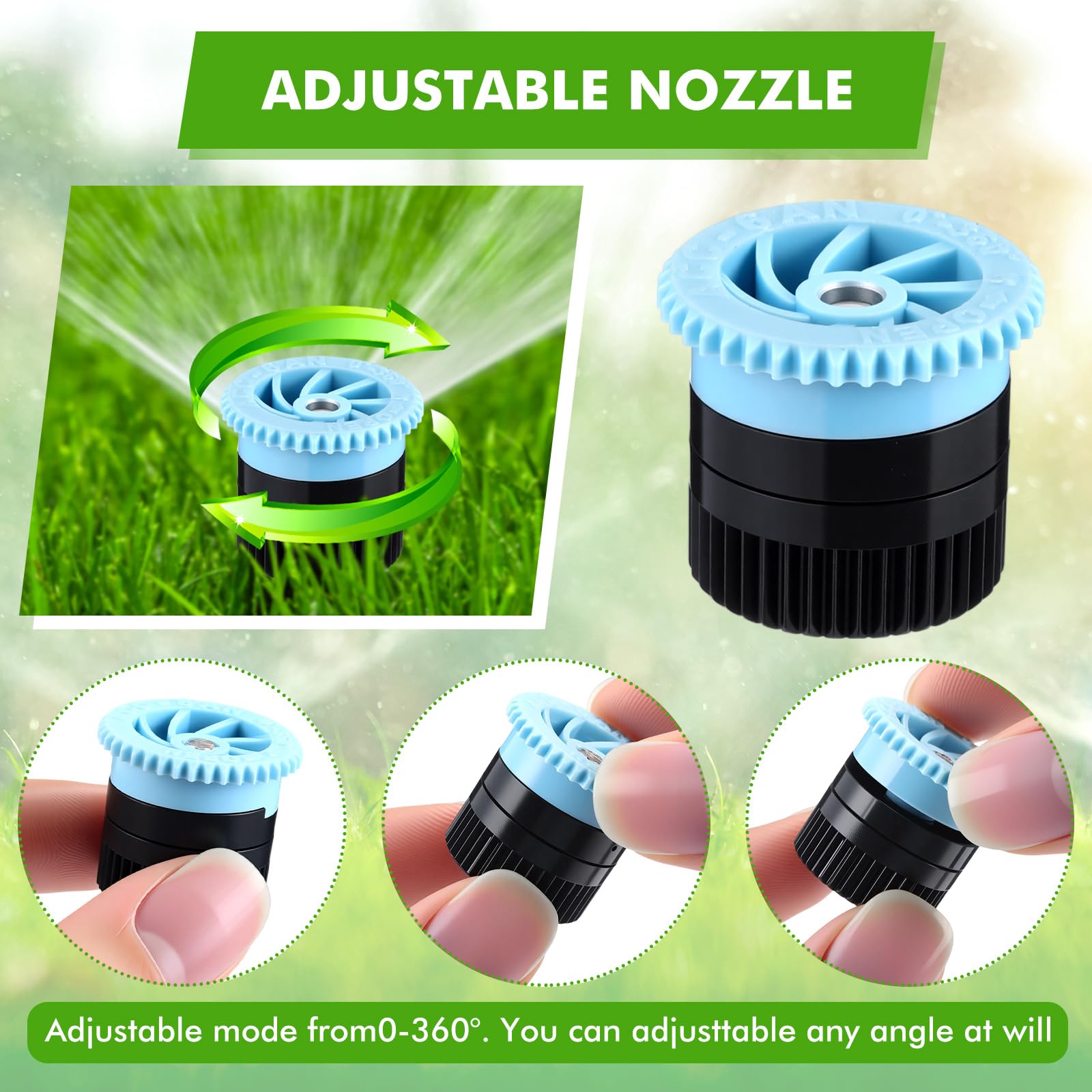 Honoson replacement pop-up sprinkler heads provide reliable performance