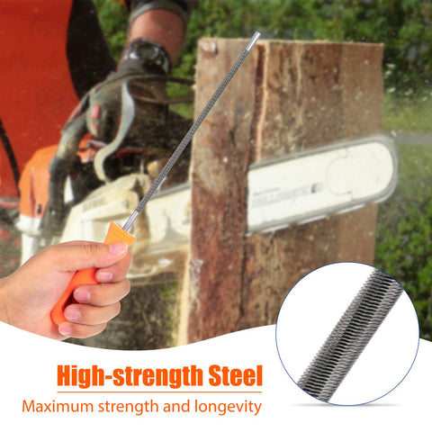 Honoson sharpener 3-16-inch file for routine chainsaw upkeep