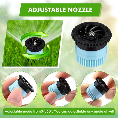 Honoson 12-van nozzle provides broad spray for medium areas