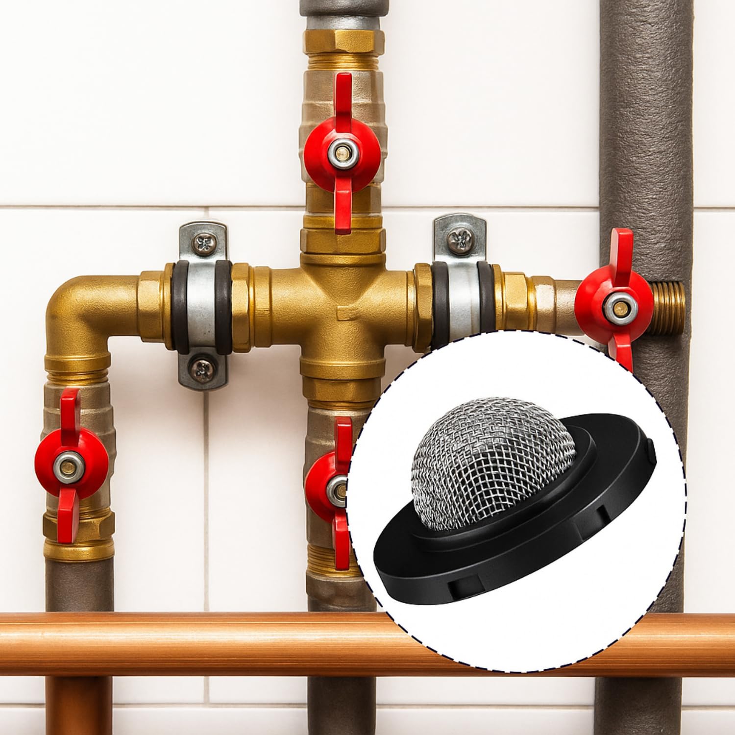 Honoson water flow filter design helps reduce sediment entering nozzle