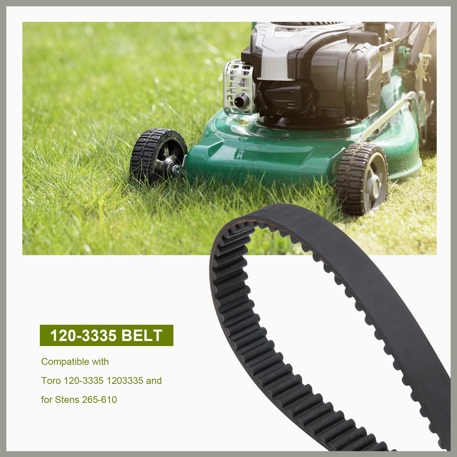 Honoyam belt OEM numbers label helps quick cross-check against manuals for accurate replacement